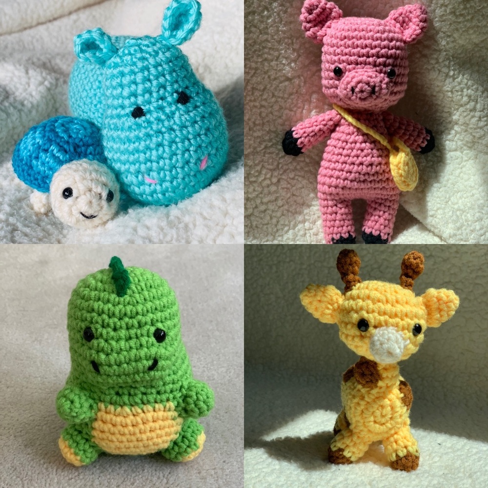 CUSTOM ORDER WELCOME - Hand made crocheted by kid - Picture 1 of 16